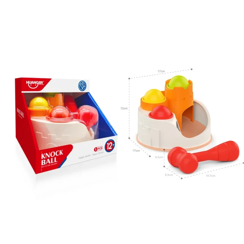 Развивающая игра с молотком и цветными шариками Huanger HE0282 (77983) 2