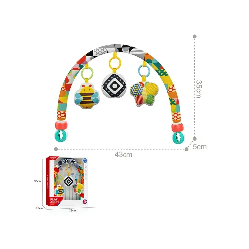 Игровая арка с подвесными текстильными игрушками, Huanger HE0316 (78027)