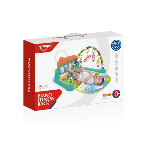 Игровой коврик с пианино и подвесными игрушками, Huanger HE0639 (20137 г.)