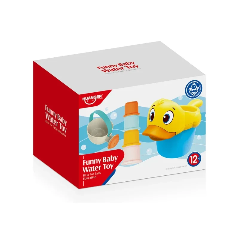 Set de joacă pentru baie cu rățușcă și accesorii, Huanger HE0276 (78515) 3