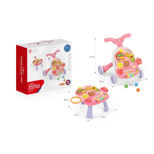 Huanger HE0815 Обучающий 2-в-1 для малышей с игровым столом (78256)