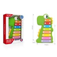 Xilofon muzical cu dinozaur pentru copii, Huanger HE8012 (78065) 2