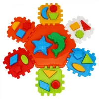 Cub educativ „Smart Kid Hippo” , cu forme geometrice ,Technok (2445) 4