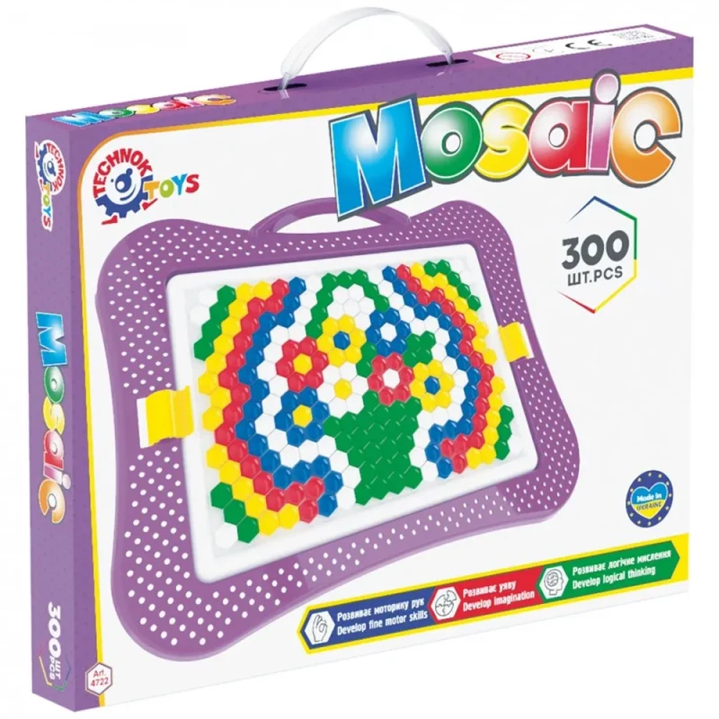 Mozaic pentru copii, 300 piese, Technok (4722) 5