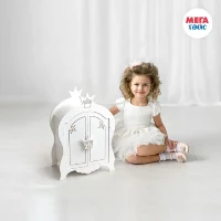 Mobilier de joacă – dulap din colecția „Shining Crown” (mătase albă ca zăpada) (72020) 3
