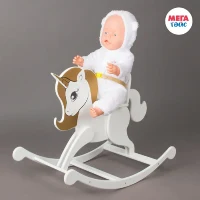 Игровая мебель для кукол. Единорог. Коллекция «Сияющая Корона». Цвет: Белоснежный Шелк… (72120) 5