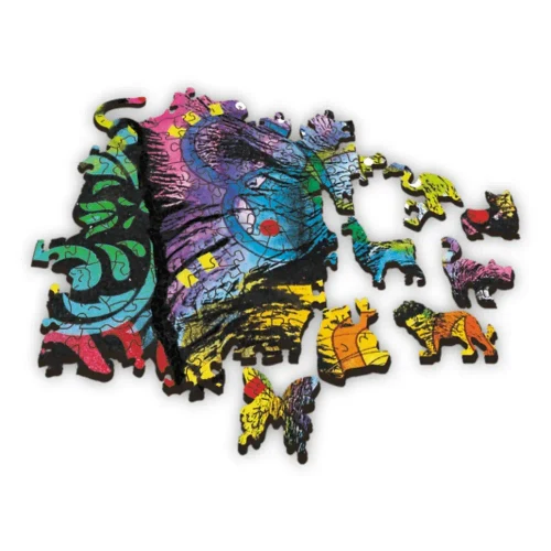 Cățeluș colorat, 500+1 elemente din lemn (20218)