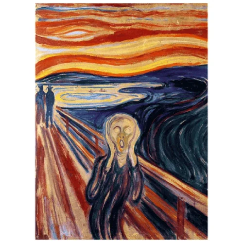 Țipătul – Edvard Munch, 200 elemente din lemn (20252)
