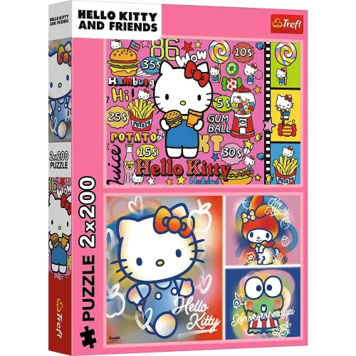 Hello Kitty и друзья, 2×200 шт. (13336)