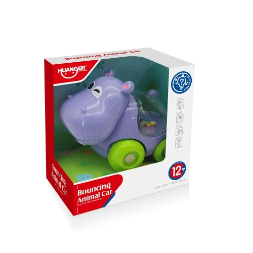 Игрушечная машинка с шариками - бегемот, Huanger HE8059 (418325)