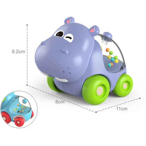 Игрушечная машинка с шариками - бегемот, Huanger HE8059 (418325)
