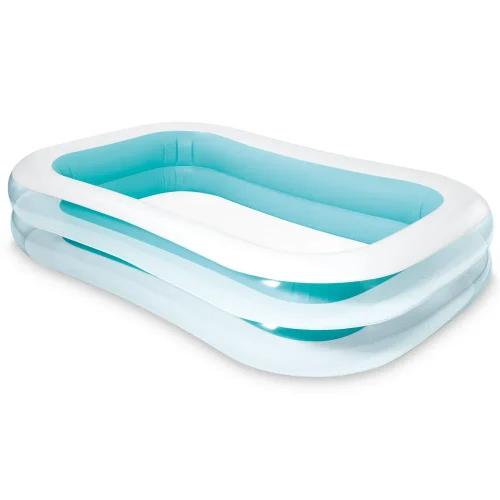 Надувной бассейн Swim Center Family, 262×175×56 см, 770 л, 6+ лет, Intex (56483)
