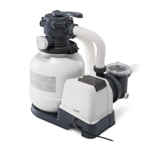 Насос для песочного фильтра Krystal Clear SX2100, бак 23 кг, 7900 л/ч, Intex (26646)