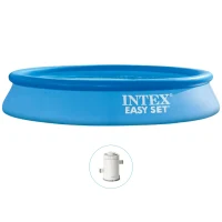 Надувной бассейн Easy Set 305х61 см, 3077 л, с фильтр-насосом 1250 л/ч, Intex (28118)