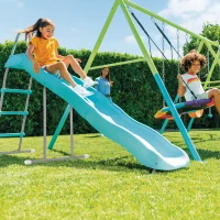 Tobogan cu cadru metalic 251x84x147 cm, Intex (44107) 3