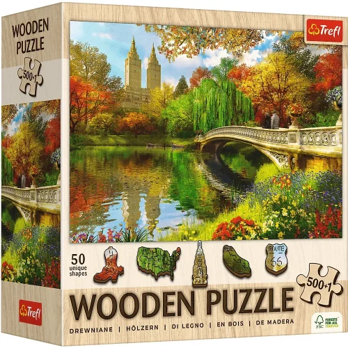 Central Park, Manhattan, New York, 500+1 elemente din lemn (20216)