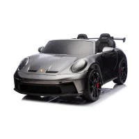 Mașină electrică Porsche 911 gri vopsit (P911/1 gri)