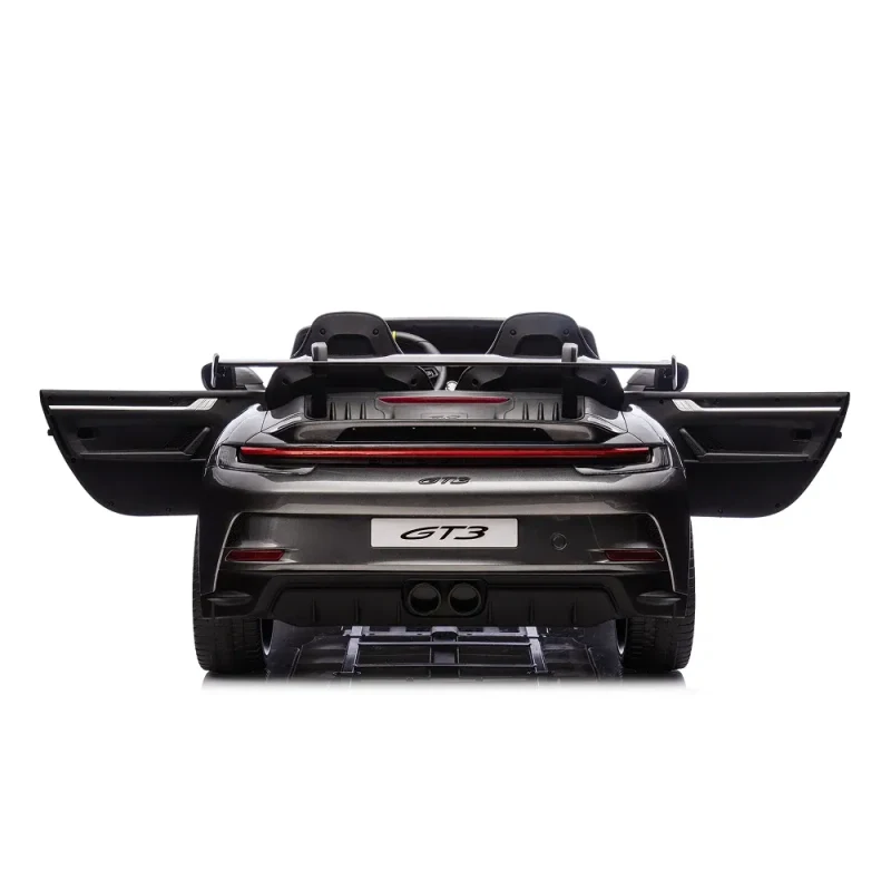 Mașină electrică Porsche 911 gri vopsit (P911/1 gri) 6