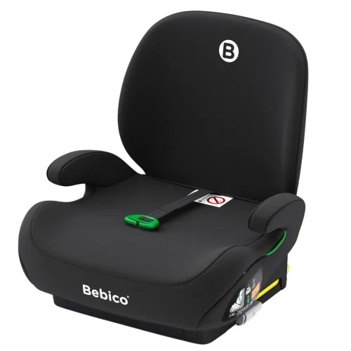 Детское кресло-бустер со спинкой 125-150 см, Bebico (T005F Pro черный)
