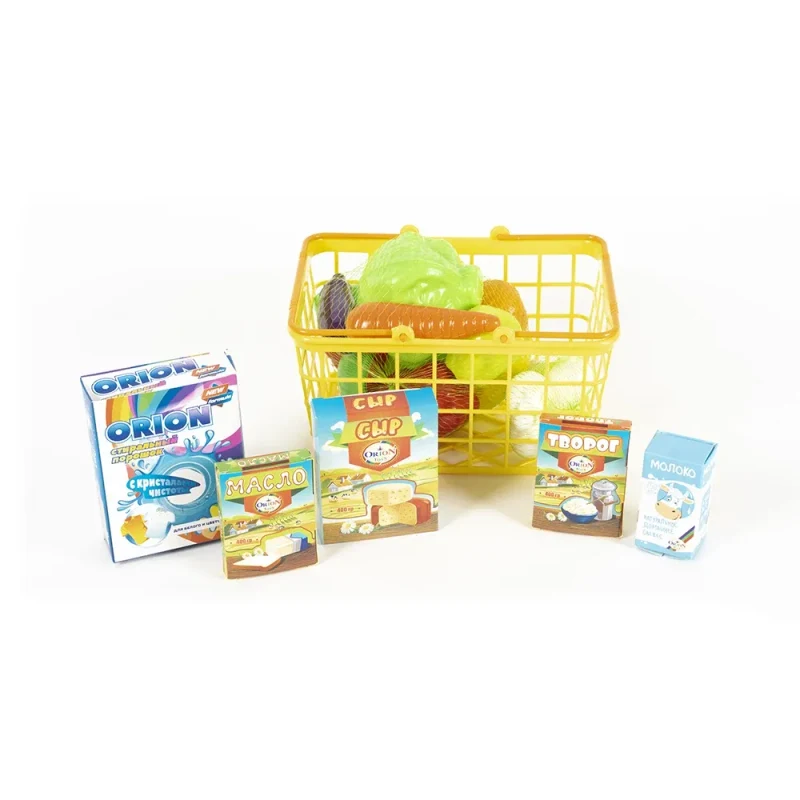 Set coș de cumpărături cu alimente , Orion (379-5) 2