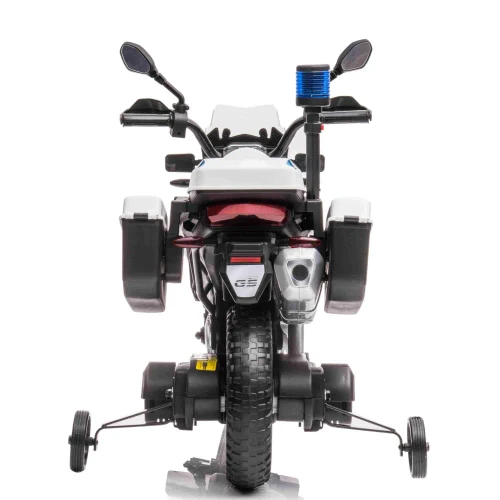 Детский электрический полицейский мотоцикл BMW F850 GS (JT5002B / 1 белый)