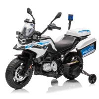 Motocicletă electrică pentru copii de poliție BMW F850 GS (JT5002B / 1 alb)