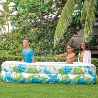 Piscină gonflabilă de familie Tropical Swim Center, 229×152×48 cm, 600 L, 3+ ani, Intex (57177) 2