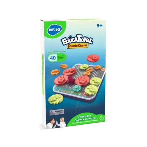 Joc de masă educativ cu roți dințate, Hola 7985 (00767)