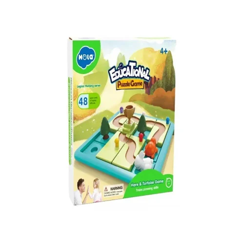 Joc de masă educativ Iepurele și broasca țestoasă, Hola 7987 (00743)