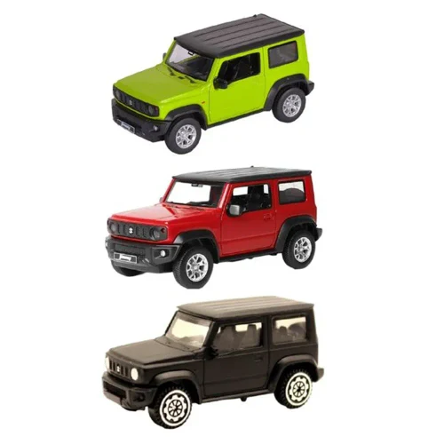 Литой под давлением металлический автомобиль Suzuki Jimny 2018, масштаб 1:48, 3 цвета MSZ (28168)