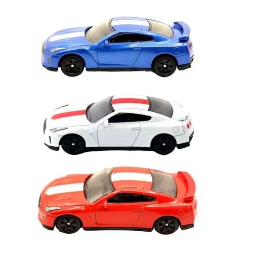 Металлический автомобиль Nissan GT-R в масштабе 1:64, 3 цвета, MSZ (28144)