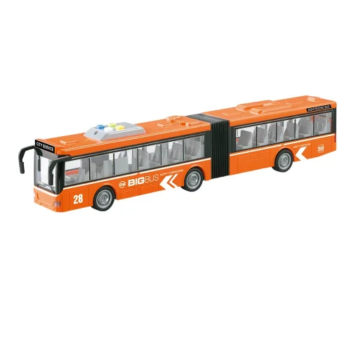 Autobuz articulat cu inerție, lumini și sunete – 1:16 – WY913B ,Wenyi (29138)
