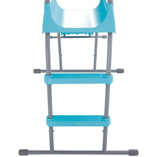 Горка с металлическим каркасом, 196х119 см, 3–10 лет, Intex (44106)