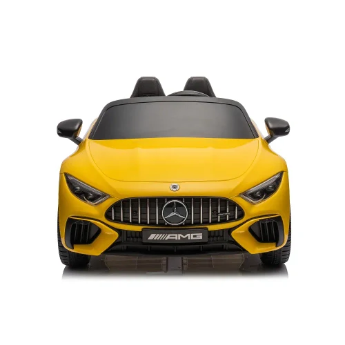 Электромобиль Mercedes-Benz SL63 желтого цвета (69922)