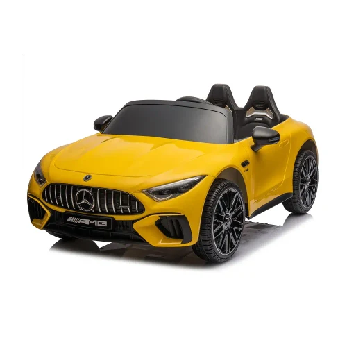Электромобиль Mercedes-Benz SL63 желтого цвета (69922)
