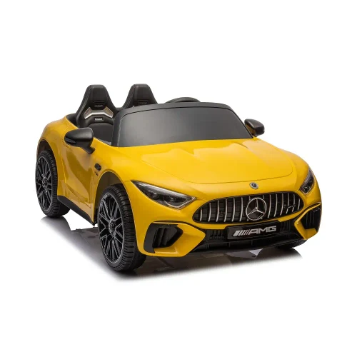 Электромобиль Mercedes-Benz SL63 желтого цвета (69922)