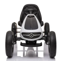 Kart cu pedale pentru copii Mercedes Benz (MX610 / 4 alba) 2