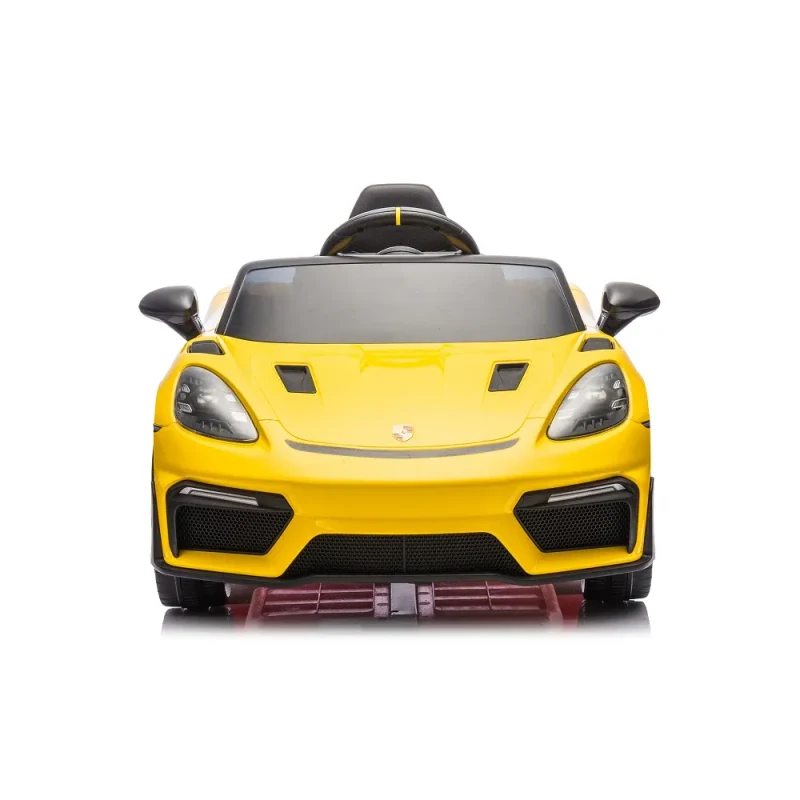 Электромобиль Porsche 718 Spyder (P718/4 Желтый) 4