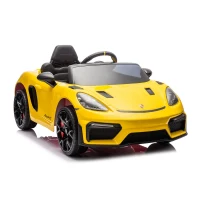 Электромобиль Porsche 718 Spyder (P718/4 Желтый) 3