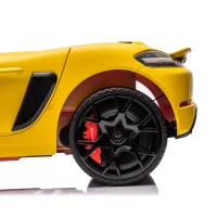 Электромобиль Porsche 718 Spyder (P718/4 Желтый) 9