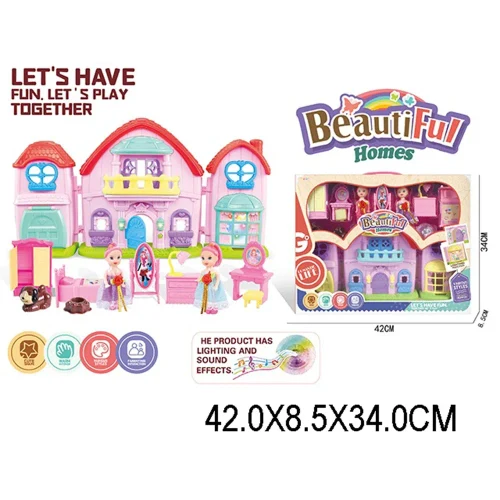Vila pentru papusa in set cu accesorii (39975)