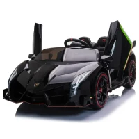 Mașină electrică pentru copii Lamborghini Veneno (MX615 / 2 negru) 2