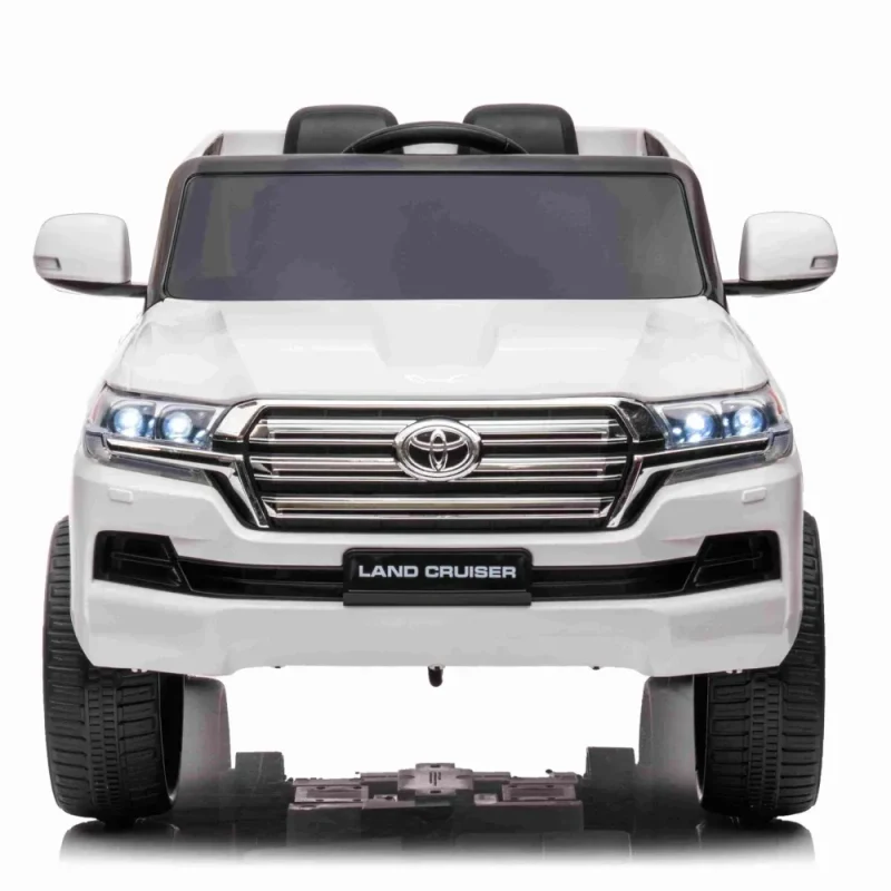 Mașină electrică pentru copii Toyota Land Cruiser (JJ2022 / 1 alb) 2