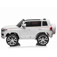 Mașină electrică pentru copii Toyota Land Cruiser (JJ2022 / 1 alb) 5