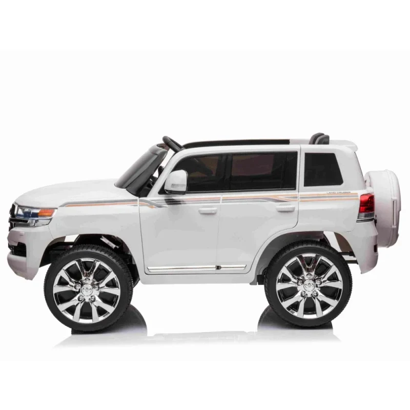 Mașină electrică pentru copii Toyota Land Cruiser (JJ2022 / 1 alb) 5