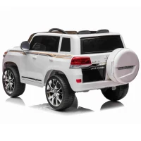 Mașină electrică pentru copii Toyota Land Cruiser (JJ2022 / 1 alb) 6