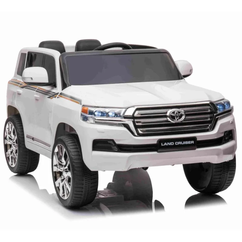 Mașină electrică pentru copii Toyota Land Cruiser (JJ2022 / 1 alb) 8