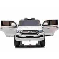 Mașină electrică pentru copii Toyota Land Cruiser (JJ2022 / 1 alb) 3