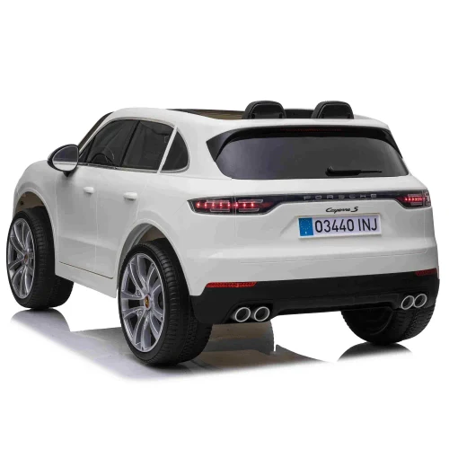 Детский электромобиль Porsche Cayenne S (JJ2128/2 белый)