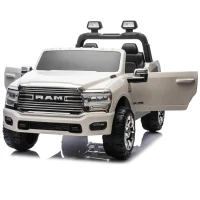 Mașină electrică pentru copii RAM 3500 (JJ2599/3 alba) 4